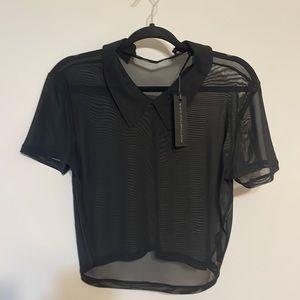 Sheer crop top from Dollskill